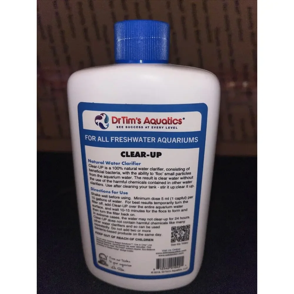 Freshwater Clear-Up (8 oz) 480 Gallons - Dr Tim's Aquatics